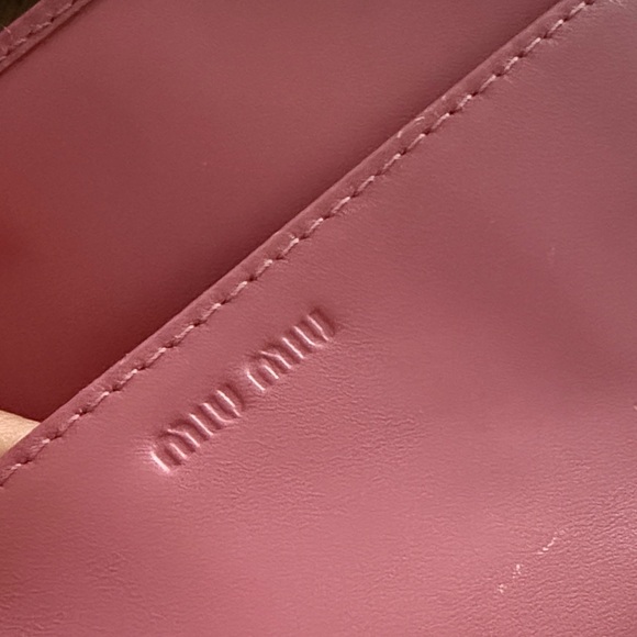 Miu Miu Light Pink Leather Wallet - Picture 3 of 5